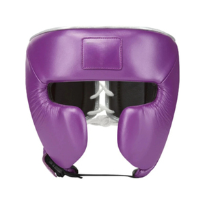 Casque de boxe en cuir personnalisé de haute qualité avec logo, protection intégrale du visage pour Muay Thai MMA, vente en gros - Product Image 1