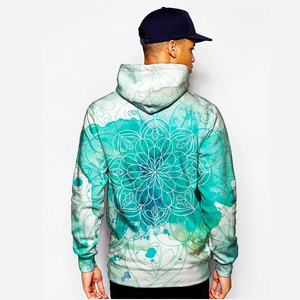 เสื้อมีฮู้ดผ้าฝ้ายแบบสวมหัวสำหรับผู้ชายโอเวอร์ไซส์ผ้าถักโลโก้แบบกำหนดเอง - Product Image 5