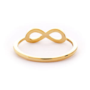 Anillo de Compromiso de Diamantes Infinitos de Oro de Lujo para Mujer, Símbolo de Promesa de Amor - Product Image 6