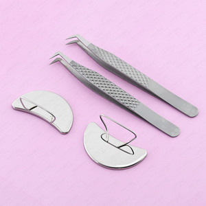 แหนบต่อขนตา90องศาที่กำหนดเองแหนบปลายด้ามไฟเบอร์รองเท้าบูท Maga แบบรัสเซียใส่สบายทำจากเหล็กญี่ปุ่น - Product Image 3