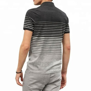 Camisas de Golf Personalizadas para Hombre, Transpirables, con Botones, de Felpa, con Patrones Sólidos, 220g, de Alta Calidad, Manga Corta, Secado Rápido, Tejido de Punto, 100% Algodón - Product Image 2