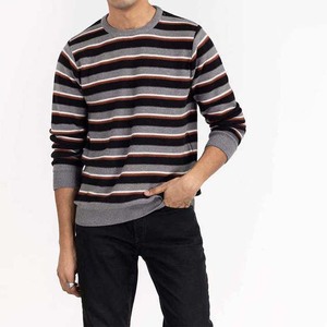 Pull en mohair tricoté d'hiver à col rond uni à manches longues respirant pour hommes, logo de couleur personnalisé, anti-rétrécissement, séchage rapide - Product Image 4