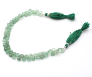 Cuentas de Cuarzo Verde Facetado y Piedras Redondas Lisas Gigli Rigli Gems, Hilo Suelto Único, Modelo AK-2020, Certificado por Terceros - Product Image 5