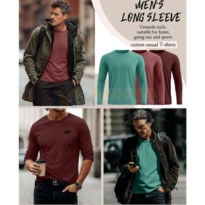 Sweat-shirt pour homme à manches longues avec logo personnalisé, prix de gros, qualité supérieure - Product Image 2