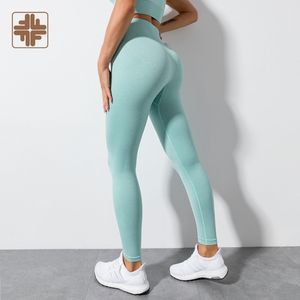Cuatro vías estiramiento Anti-UV Butt Lift Gym Yoga Wear Leggings Set - Product Image 4