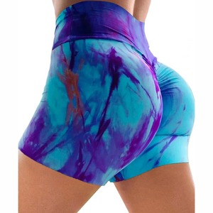 Femmes taille haute Biker Shorts solide respirant Compression Spandex Yoga entraînement Leggings poches latérales Logo décoration filles - Product Image 6