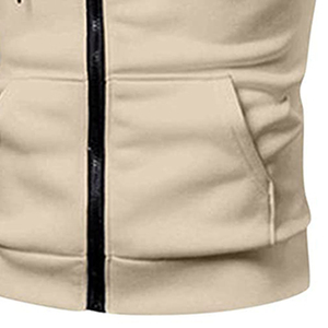 Ensemble de survêtement à capuche personnalisé pour hommes, nouveau design hiver, 100 % coton léger, motif léopard, bicolore, style streetwear, vente en gros - Product Image 3