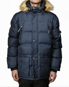 Chaqueta Parka Larga Impermeable y Transpirable de Nailon para Hombre con Diseño de Capucha para Uso Diario en Invierno, Urbano y al Aire Libre - Product Image 6