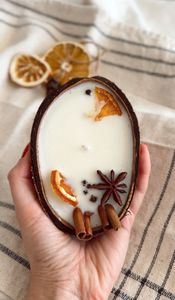 Eco-Friendly Coconut Shell Candles 2025 Bestseller in Handmade Sustainable Decor Eco Chic Decor Gift Idea Coconut Shell Candles - Product Image 3