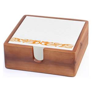 Impresionante dispensador de servilletas de madera de acacia marrón, servilletero de toalla para invitados para cajas de pañuelos de Almuerzo - Product Image 1