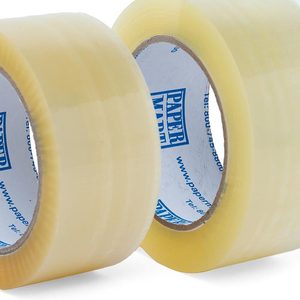 Cinta Adhesiva de Polipropileno de Una Cara con Adhesivo Termofusible, Fuerte Adhesión Acrílica y Activación por Presión y Agua para Sellado de Cajas y Bolsas - Product Image 3