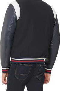 Blouson aviateur en laine à motif classique pour hommes entièrement personnalisable Street Wear Style Letterman Design Canvas Utilisation hivernale Vente en gros - Product Image 4