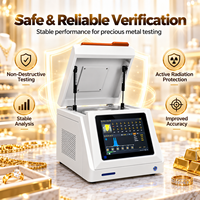 Machine de test de pureté de l'or pour la vérification des métaux précieux des bijoux avec analyse d'éléments par XRF et système informatique intégré