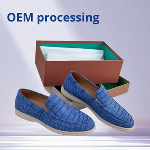 Mocasines para Hombre, Zapatos Casuales Formales Sin Cordones, Tendencia de Moda Otoñal, Parte Superior de Cuero, Forro de Cuero Vacuno, Lujosos y Elegantes - Product Image 2