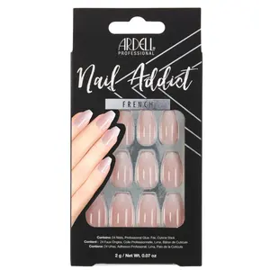 Unghie Finte A5ard Nail Addict French Fade con Colla, Unghie Acriliche Preincollate - Product Image 2