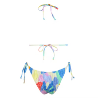 Sexy dames bikini set met dierenprint, V-hals, 2-delig, milieuvriendelijk, sneldrogend polyester/spandex, beste kwaliteit