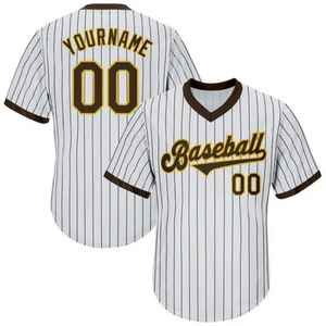 Vente en gros de maillots de baseball personnalisés, confortables et respirants, avec logo et nom d'équipe personnalisés, pour équipes et clubs - Product Image 5