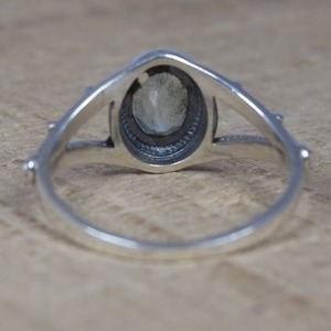 925 bague en argent Sterling topaze bleue parfaite filles bague bijoux naturels bague faite à la main solide 925 bijoux en argent Sterling pierres précieuses - Product Image 2