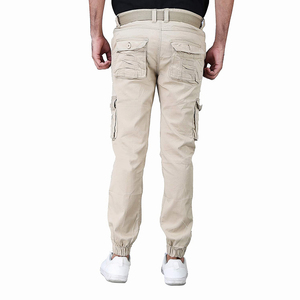 Pantalon Cargo multi-poches pour garçons en couleur noire Regular Fit Hunting Wear Pantalon Cargo confortable pour homme - Product Image 2