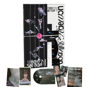 อัลบั้ม EP เล่มที่ 5 ของ NMIXX Heavy Serenade [Serenade Ver.] โฟโต้บุ๊ค & ซีดี 2 ชุดโฟโต้การ์ด โฟโต้การ์ด โปสการ์ด สติ๊กเกอร์ตกแต่ง เคป๊อป เกาหลี - Product Image 3