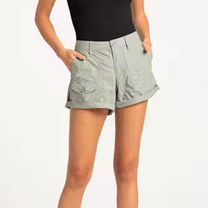 Nuevo estilo de pantalones cortos de carga de las mujeres con bolsillos profundos y tela duradera para el uso al aire libre pantalones cortos de las mujeres - Product Image 5