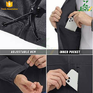 Vestes d'hiver tactiques pour hommes en softshell, doublées de polaire, légères, respirantes, résistantes à l'eau, à col roulé, pour l'extérieur - Product Image 6