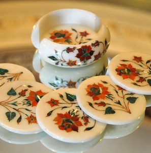 Custom Logo Resin <b>Coaster</b> Personalized Epoxy Stone <b>Drink</b> Pads <b>for</b> Corporate Branding, Events & Luxury Gift Sets - Product Image 3