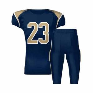 Vente en gros de maillots de football américain pour hommes sublimés personnalisés Ensemble d'uniformes de football américain pour jeunes personnalisé - Product Image 4