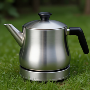 ALPI Polished Chrome 0154001 Bouilloire à lait double paroi en acier inoxydable 150 ml, idéale pour 1 tasse - Product Image 3