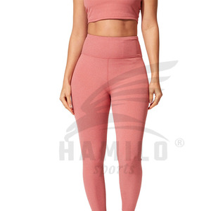 Legging de fitness taille haute personnalisé pour femmes pantalon de yoga respirant avec fermeture à la taille élastique - Product Image 4