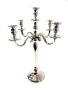 Candelabro de 5 brazos de aluminio plateado, el más vendido, perfecto para bodas, fiestas y elegantes decoraciones de Mesa para el hogar - Product Image 2