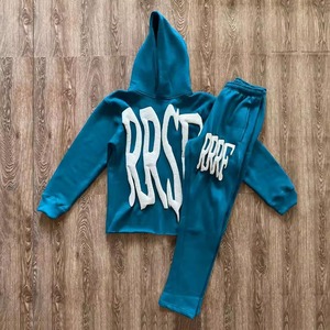 Coupe-vent d'hiver deux pièces en nylon à motif solide élégant pour hommes avec fermeture élastique pour l'entraînement en plein air - Product Image 3