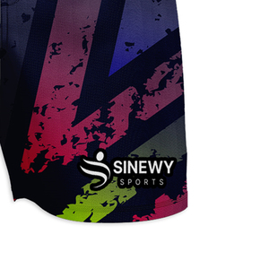 Pantalones cortos de entrenamiento personalizados para hombres, ropa deportiva de verano, playa, poliéster, gimnasio, pantalones cortos deportivos - Product Image 3