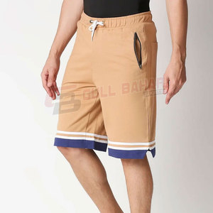 Pantalones Cortos Casuales de Cintura Media para Hombre, Cómodos, de Mezcla de Algodón Suave, Estilo Urbano, Bolsillos Funcionales, Diseño Sólido, Tejido No Tejido, de Secado Rápido - Product Image 2