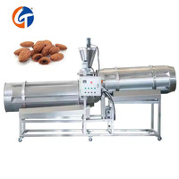 Nouvelle machine à aromatiser les snacks par extrusion automatique à double tambour, en acier inoxydable et haute capacité