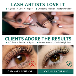 Fast Drying <0.5s Vegan Eyelash Extension <b>Glue</b> Liquid Waterproof Oil Proof All Climate Pro Monomer 99.8% Japan Free HQ COSMILA - Product Image 4
