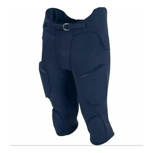 Pantalon de football américain de haute qualité pour hommes Long short de protection avec coussinets idéal pour le jeu d'entraînement et les sports d'équipe - Product Image 3
