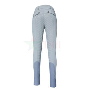 Nouveauté Leggings d'équitation pour femmes à taille mi-haute imperméables coupe-vent en spandex/polyester pour l'équitation, le fitness, l'entraînement, le jodhpur - Product Image 4