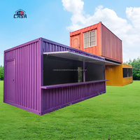 2025 nouveau Design 20FT 40FT conteneur d'expédition maison Potable modifié conteneur d'expédition bar magasin avec 30 ans de durée de vie