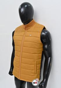 Chaleco acolchado de burbujas con cremallera de alta calidad Unisex, chaleco calefactable de invierno para hombre y mujer de dos tonos dorados nuevos para caza - Product Image 4