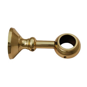 Premium Antique Solid Brass <b>Curtain</b> Bracket for 16mm <b>Curtain</b> Rod, Heavy Duty Design - Product Image 1