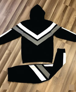 Conjuntos de Sudadera con Capucha de Felpa Francesa con Logotipo Personalizado Gratis, Conjuntos Deportivos de Algodón Grueso y Pesado para Hombre, Conjuntos Deportivos Extra Grandes Unisex - Product Image 4