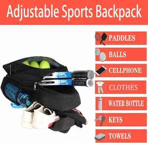 Sac de pickleball personnalisable de capacité moyenne 2024 avec logo, tissu et couleur sur mesure pour le sport et la salle de sport - Product Image 4