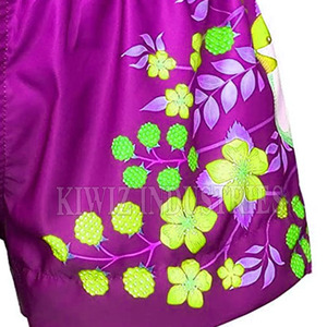 Pantalones cortos de Muay Thai al por mayor más vendidos 2024 sólidos transpirables de secado rápido de cintura alta cierre elástico ligero - Product Image 5