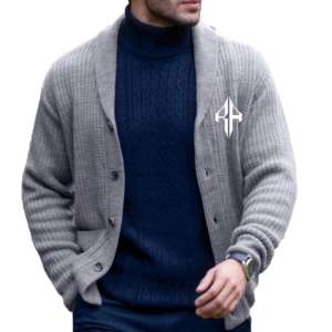 Top Design hommes Cardigan hiver pull en gros laine/acrylique matériel de haute qualité Logo personnalisé par ATLANTIC - Product Image 1