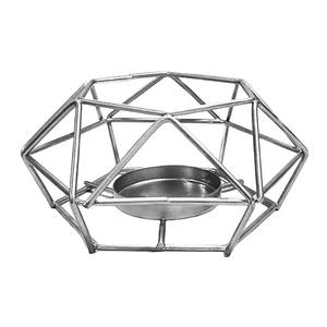 Venta al por mayor de fábrica: Portavelas metálicos decorativos sencillos para el hogar - Product Image 2