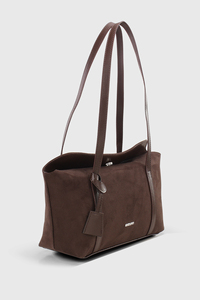 Bolso Tote de Lona Marrón con Cierre de Cremallera Impermeable y Logotipo Personalizado, OEM ODM, Bolso de Mano y Hombro para Mujer - Product Image 5