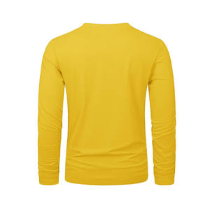 T-shirt pour homme à col rond, manches courtes, léger, respirant, séchage rapide, uni, 100% coton - Product Image 6