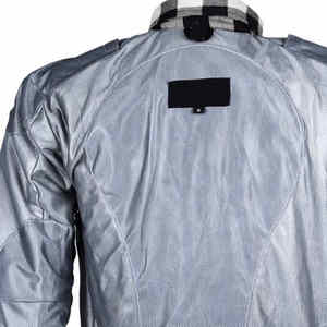 Black and <b>White</b> Checkered Protective Motorcycle <b>Flannel</b> Shirt with Full Aramid Lining and Removable CE Armored Pads Mens Rider - Product Image 6