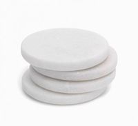 Nouveaux sous-verres classiques en marbre de forme unique, élégants et stylés, pour la protection de table, ensemble de décoration intérieure en pierre 4" x 4" 10mm